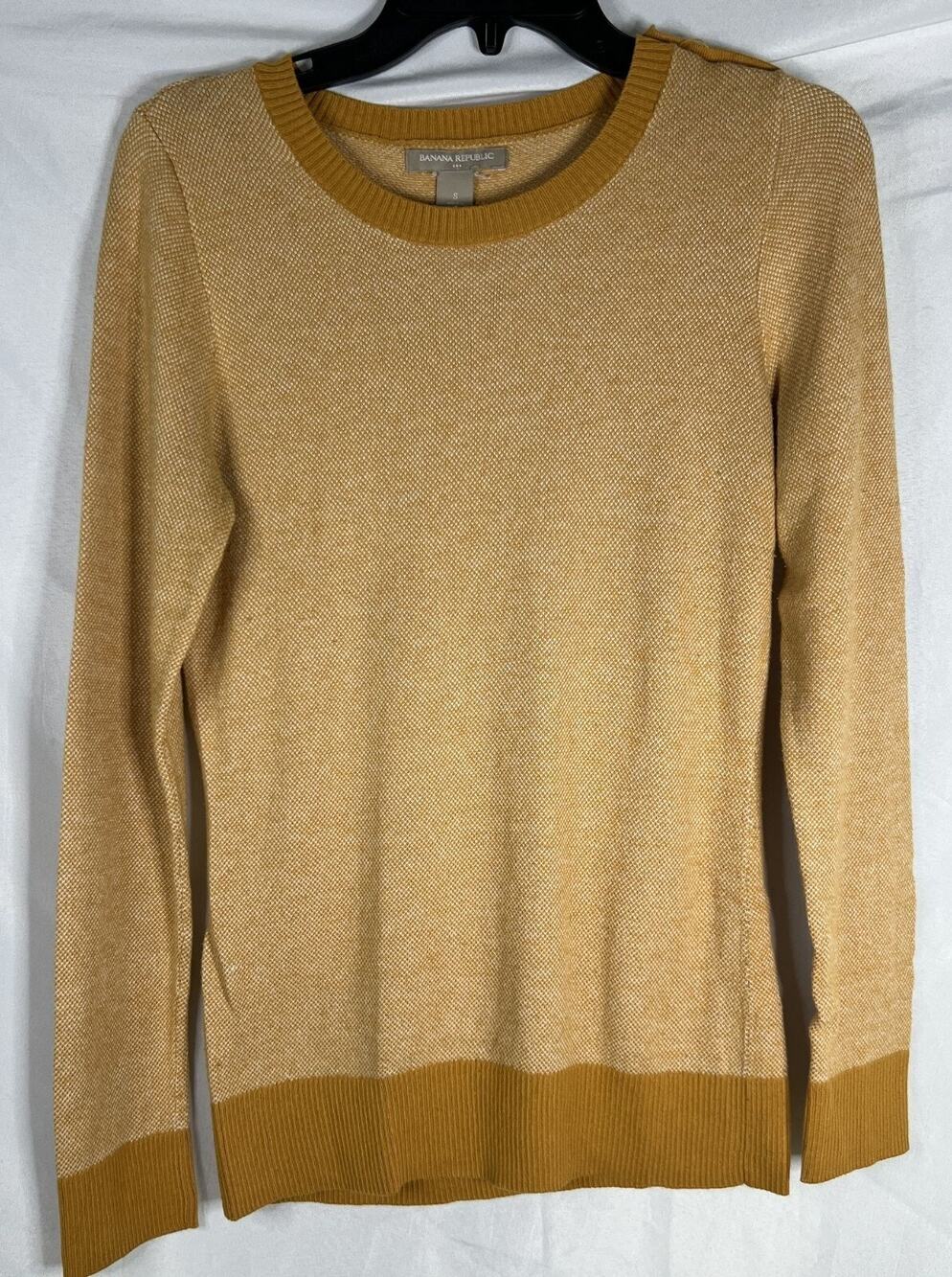 Banana Republic Women's Crewneck Pullover Yellow Size S